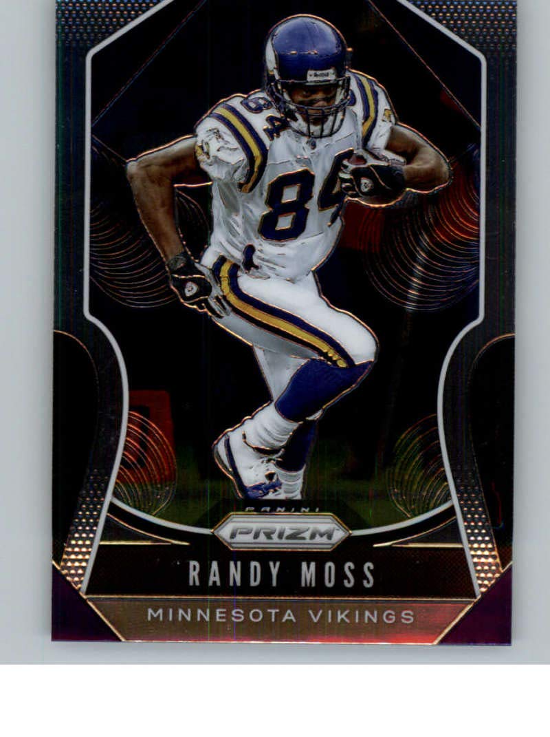 2019 Panini Prizm Football #294 Randy Moss Minnesota Vikings NFL Trading Card - Collectible Sports Memorabilia for Fans & Card Enthusiasts