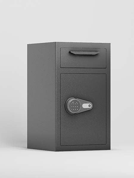 Digital Drop Safe Box with Anti-Fishing & Silent Deposit - Keypad Lock Security Cash Box for Office, Home & Business - Protect Money, Valuables & Documents in Retail Stores, Hotels & Cash Handling Areas