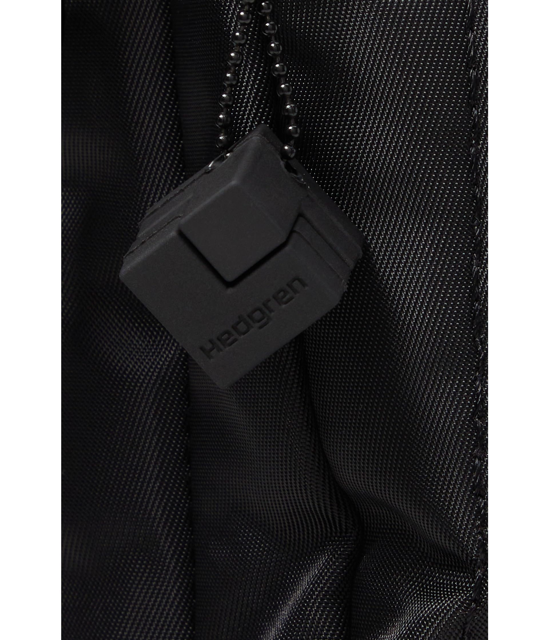 Hedgren Helm Sustainable Crossbody Bag for Women - Eco-Friendly Vegan Leather Shoulder Purse - Perfect for Travel, Work & Everyday Use - Black
