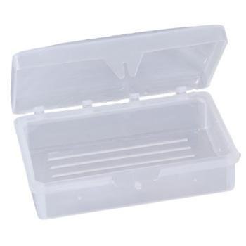 KCHEX Plastic Soap Dish Holder - Pack of 100 - Durable Bathroom Organizer for Shower, Sink, and Countertop Storage - Perfect for Home, Hotel, and Restaurant Use