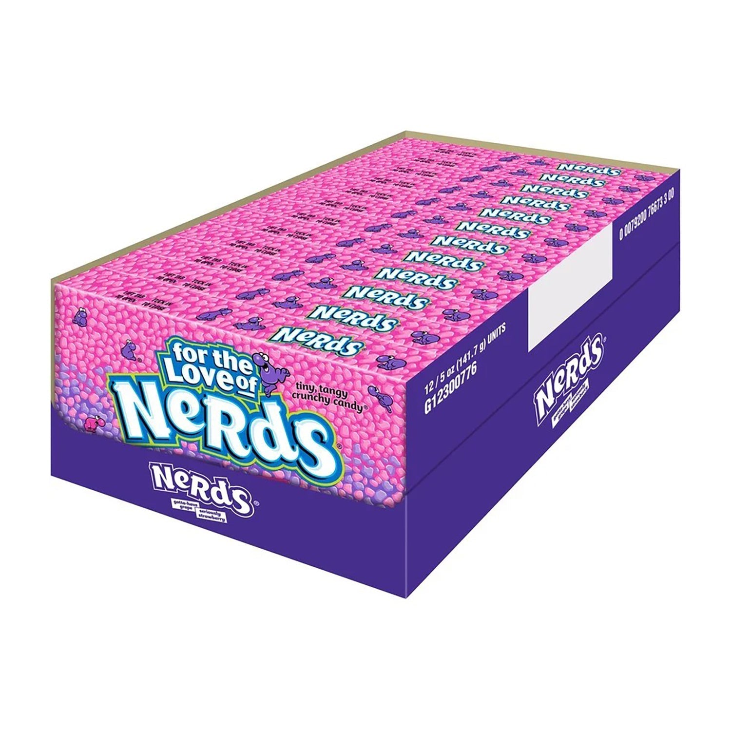 Ferrara Nerds Grape & Strawberry Candy - 5oz Bags (Pack of 12) | Bulk Candy for Parties, Movie Nights & Office Snacks
