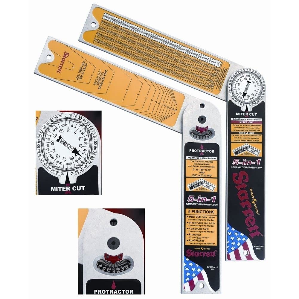 Starrett ProSite 505 Aluminum Combination Protractor - 7