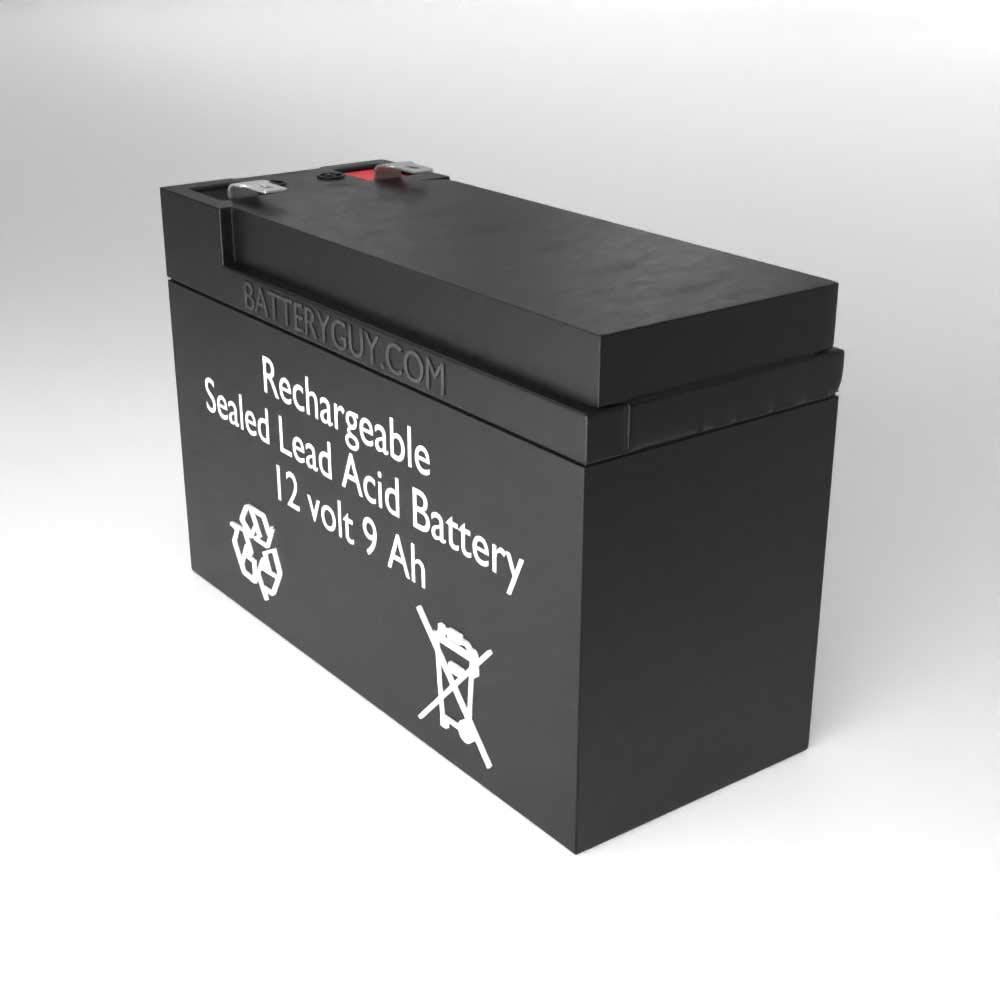 BatteryGuy 12V 9Ah SLA Replacement Battery - 5115 1400 VA Equivalent (Rechargeable, High Rate) - Pack of 3 - Perfect for UPS Backup, Emergency Lighting & Security Systems
