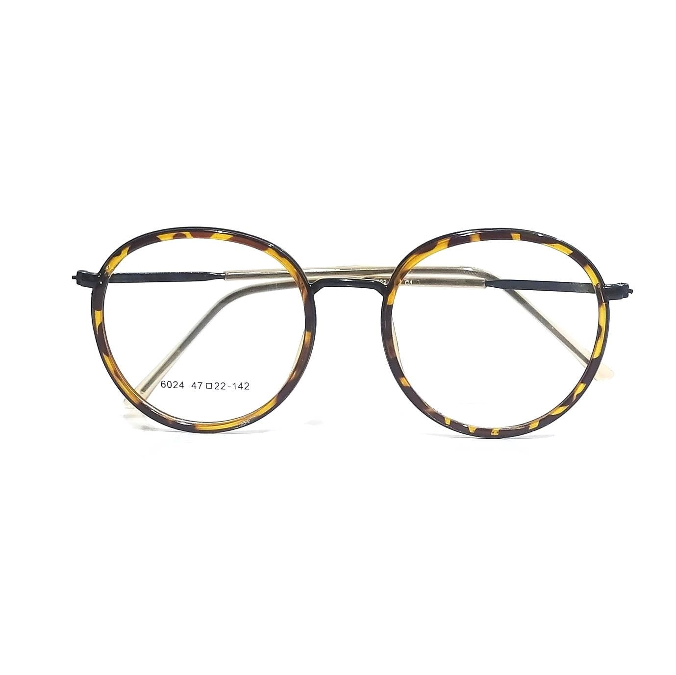Stylish Round Single Vision Bifocal & Progressive Prescription Eyeglass Frames - Full Frame Eyewear for Reading, Computer Work & Daily Wear