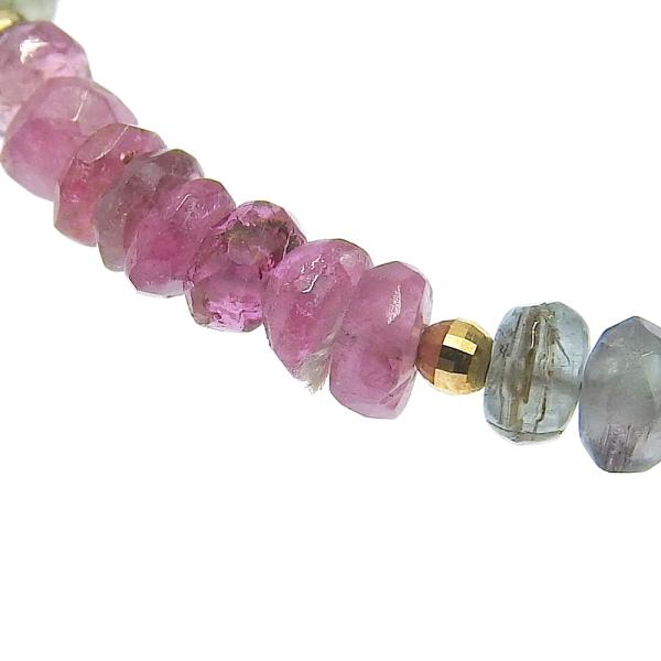 18K Gold Tourmaline Bead Necklace - Genuine Gemstone Jewelry for Women, Elegant Gift for Her | Perfect for Weddings, Parties & Special Occasions