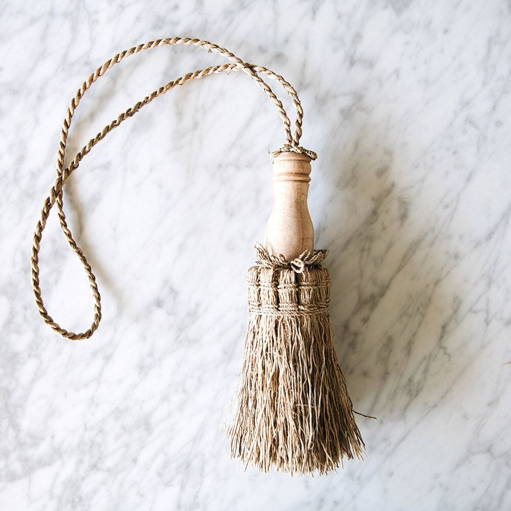Natural Wood & Vetiver Tassel Air Freshener - Handmade Home & Car Aroma Diffuser for Fresh Scent | Perfect for Living Room, Bedroom, Office & Vehicle