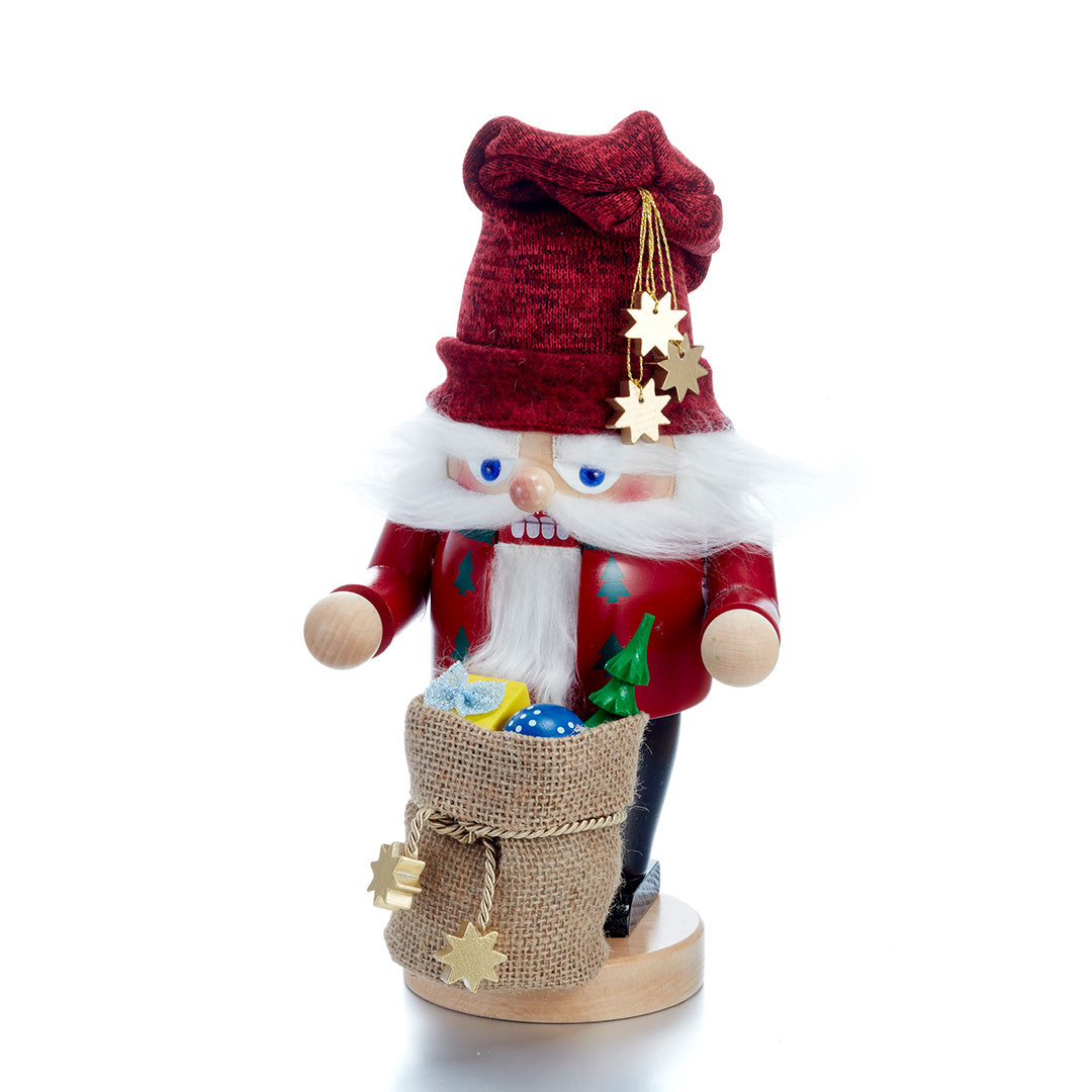 Old St. Nick with Gifts Nutcracker - Christmas Holiday Decoration for Home, Party & Festive Decor