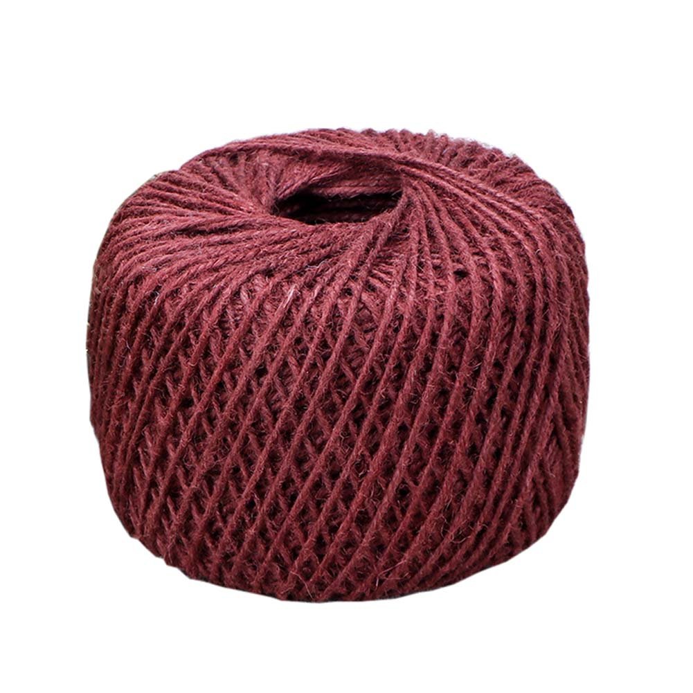 Vintage Natural Jute Twine Rope - 82ft (25m) 2mm Thick Brown Jute String for DIY Crafts, Gift Wrapping, Gardening & Home Decor | Eco-Friendly Multipurpose Twine