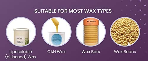 Ozomax Marvel Effect Automatic Wax Heater for Hair Removal - Professional Wax Warmer for Salon & Home Use - Fast Heating with Adjustable Temperature - Perfect for Legs, Bikini & Facial Waxing