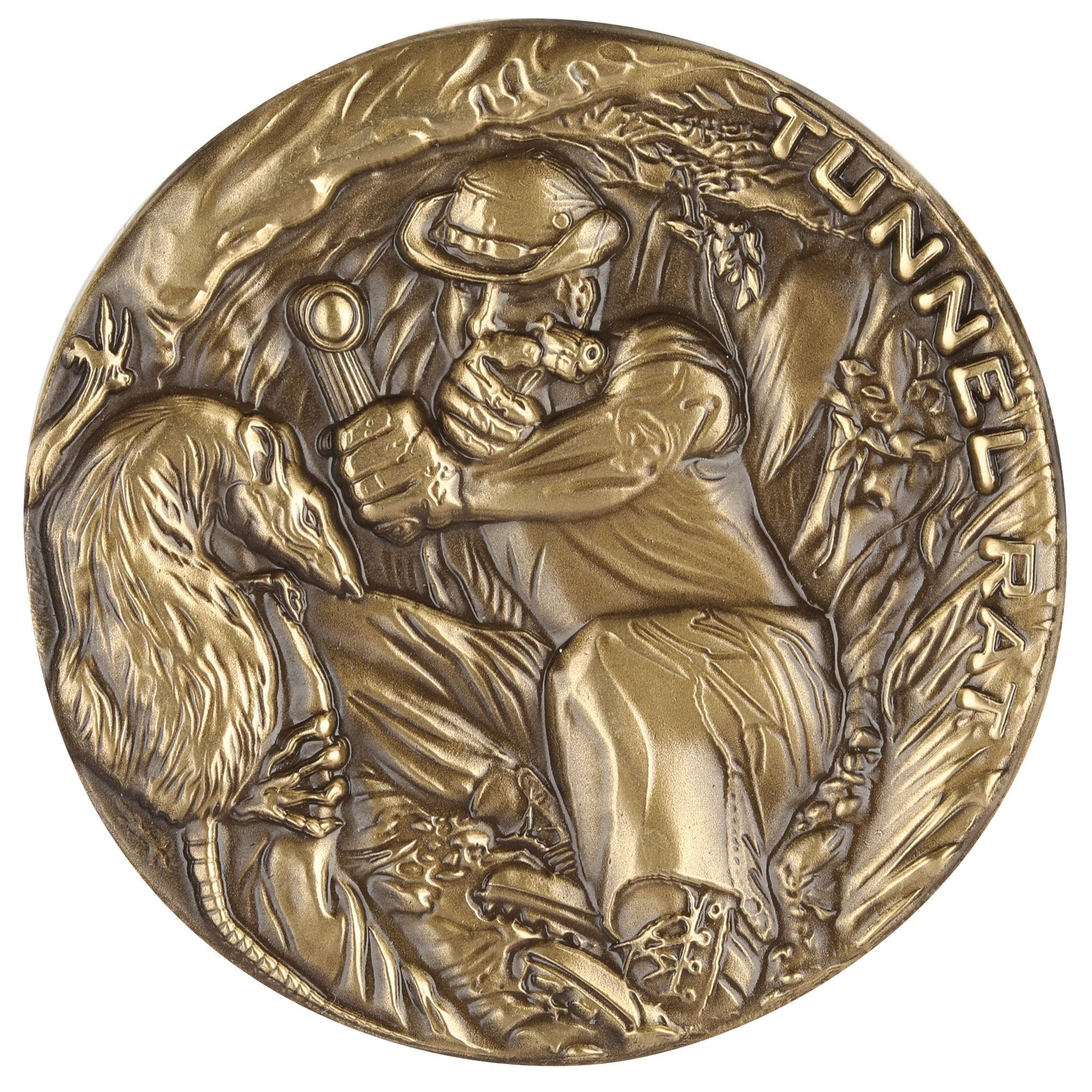 MEDALS OF AMERICA EST. 1976 - Vietnam War Tunnel Rat Challenge Coin - Military Collectible Gift for Veterans & History Enthusiasts - Perfect for Display, Commemoration & Military Memorabilia Collections