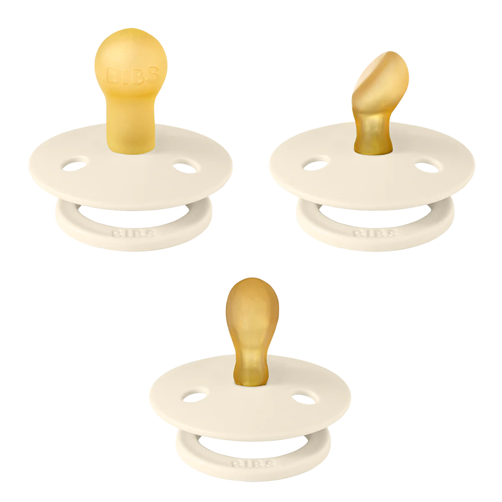 BIBS X Liberty Try It Collection - 3 Pack Pacifiers for Babies | Soothing & Stylish Design for Daycare, Travel & Home Use
