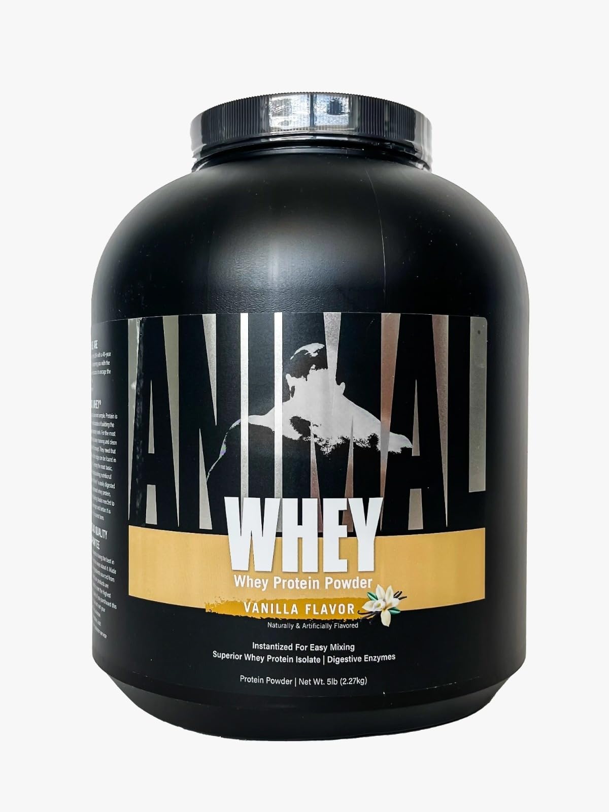 Universal Nutrition ANIMAL Whey Protein Powder - Vanilla Flavor, 2.3kg (5.07lb) for Muscle Growth & Recovery - Perfect for Post-Workout Shakes & Smoothies