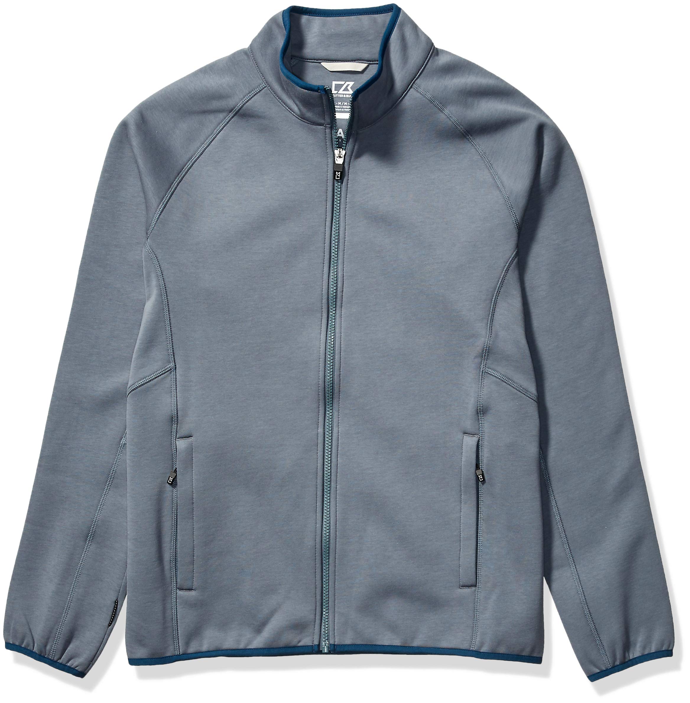 Cutter & Buck Men's Discovery Windblock Jacket - Lightweight Water-Resistant Windbreaker for Hiking, Golf & Outdoor Activities