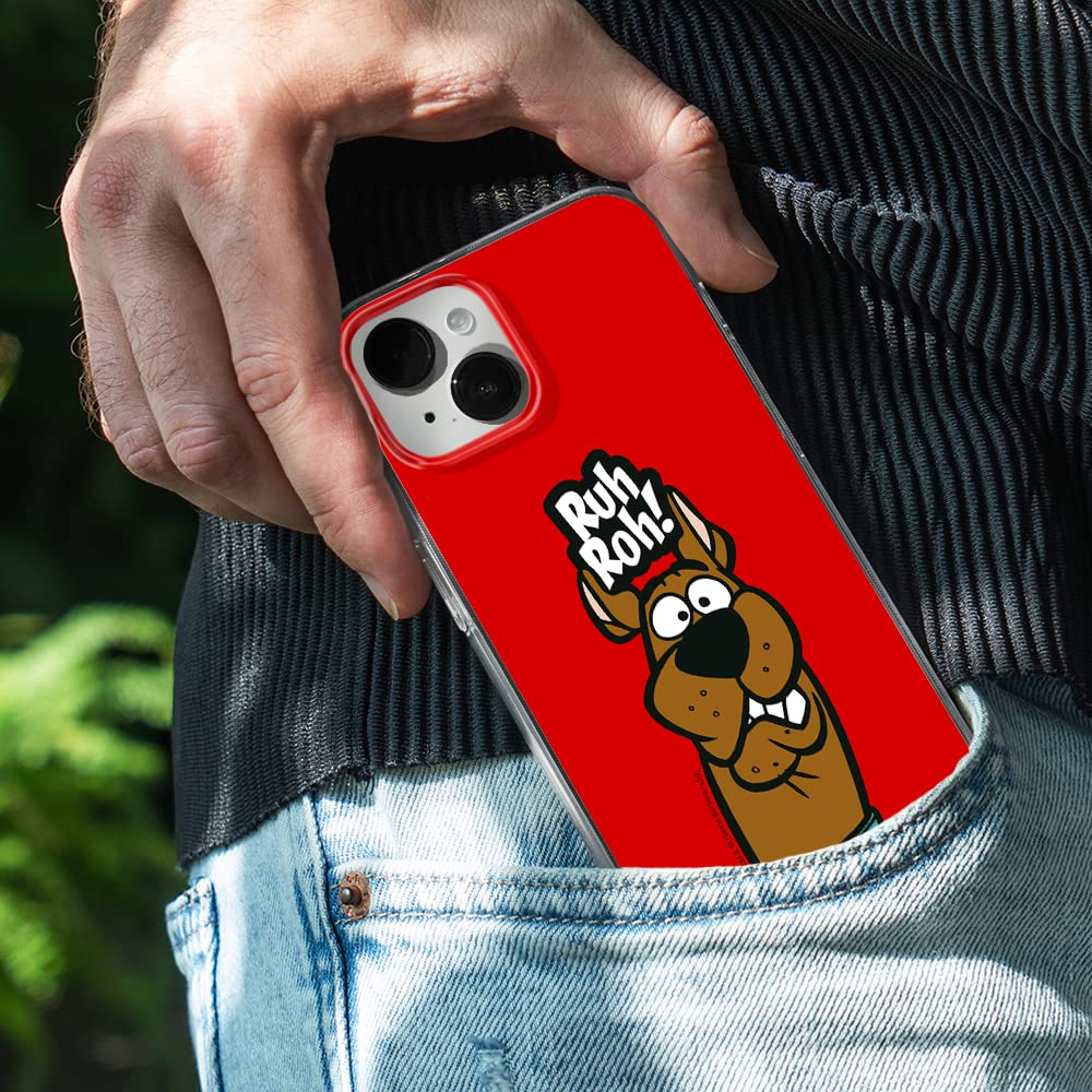 Original & Officially Licensed Scooby Doo Pattern iPhone 14 Case - Shockproof TPU Protective Cover for iPhone 14 (6.1