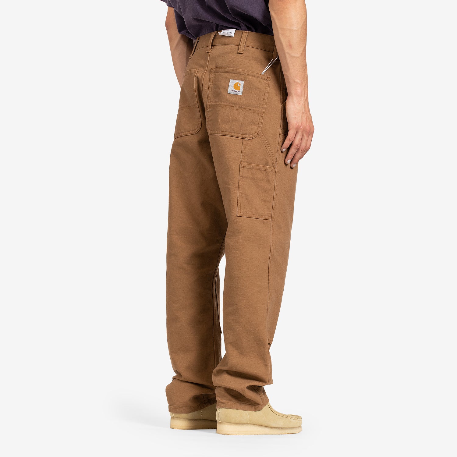 Double Knee Work Pants - Durable Hamilton Brown Cargo Pants for Men | Heavy Duty Workwear for Construction, Carpentry & Outdoor Activities