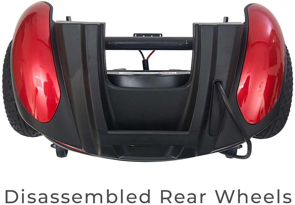 BuzzAbout Lightweight Portable Travel Power Wheelchair GP164 - Foldable Electric Mobility Scooter for Seniors & Adults - Perfect for Airplanes, Shopping Malls & Outdoor Adventures