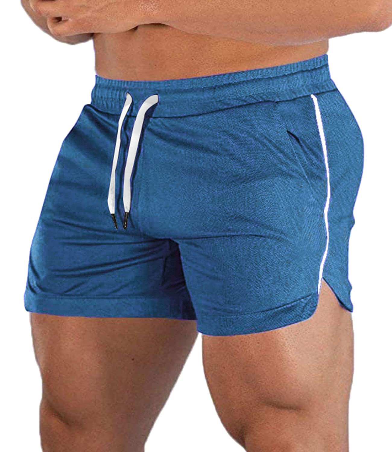 EVERWORTH Men's 5 Inch Inseam Athletic Shorts - Gym Workout, Running & Bodybuilding Shorts with Quick-Dry Fabric - Perfect for Training, Jogging & Casual Wear