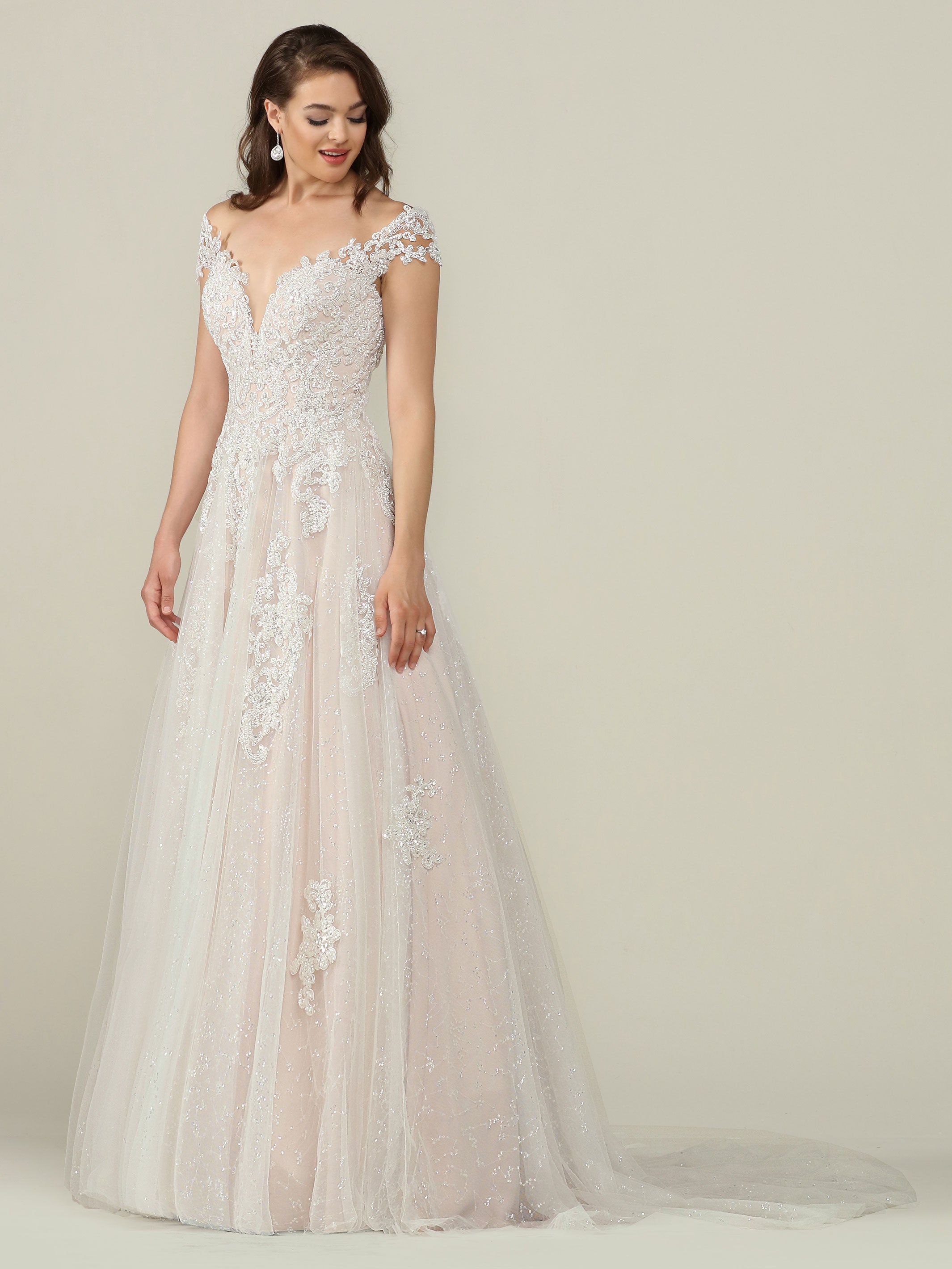 Piper Wedding Dress - Elegant Lace Bridal Gown for Try at Home | Perfect for Beach Weddings, Vow Renewals & Romantic Photoshoots