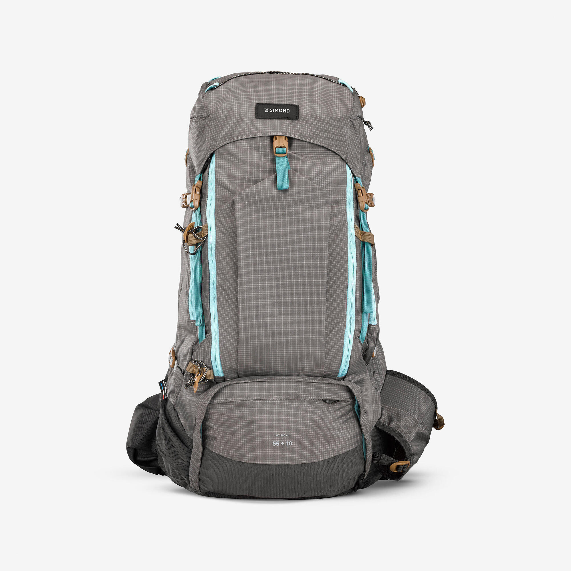 Simond Women's MT500 AIR 55+10L Hiking Backpack - Lightweight Waterproof Backpacking Pack for Outdoor Adventures, Camping & Travel