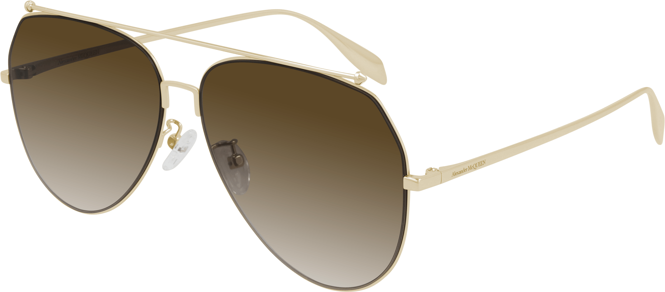 Alexander McQueen AM0316S Designer Sunglasses - UV Protection & Polarized Lenses for Men & Women | Perfect for Outdoor Activities, Beach & Driving