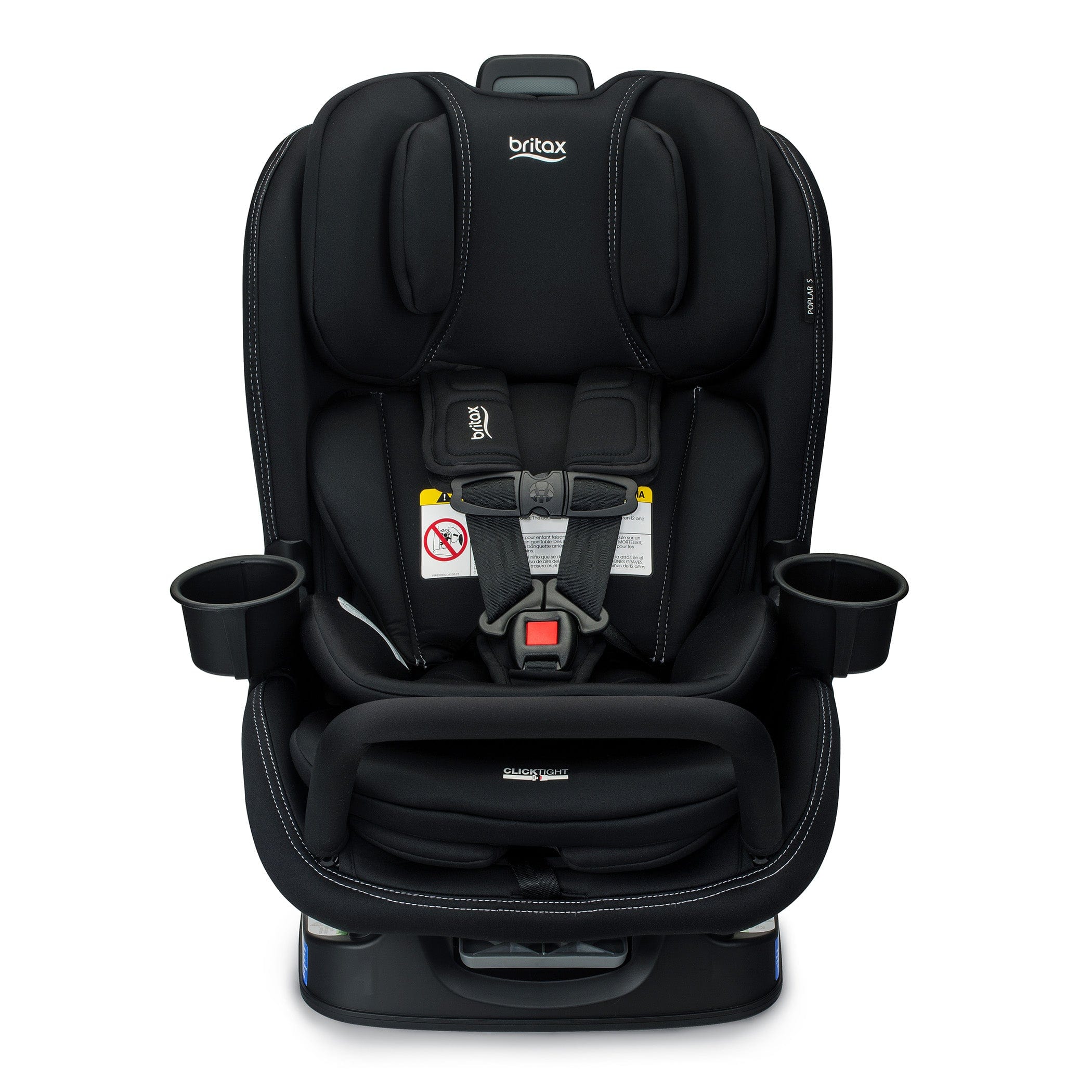 Britax Poplar S Convertible Car Seat - Safe & Comfortable for Infants to Toddlers (5-65 lbs) | Rear & Forward Facing | Easy Installation | Perfect for Family Travel & Daily Commute
