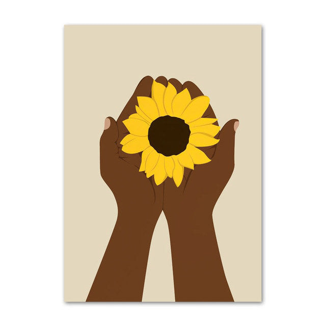 Sunflower Gallery Wall Canvas Posters - Set of 3 Floral Art Prints for Home Decor, Living Room, Bedroom & Office Wall Art - Perfect for Farmhouse, Boho & Modern Interior Design