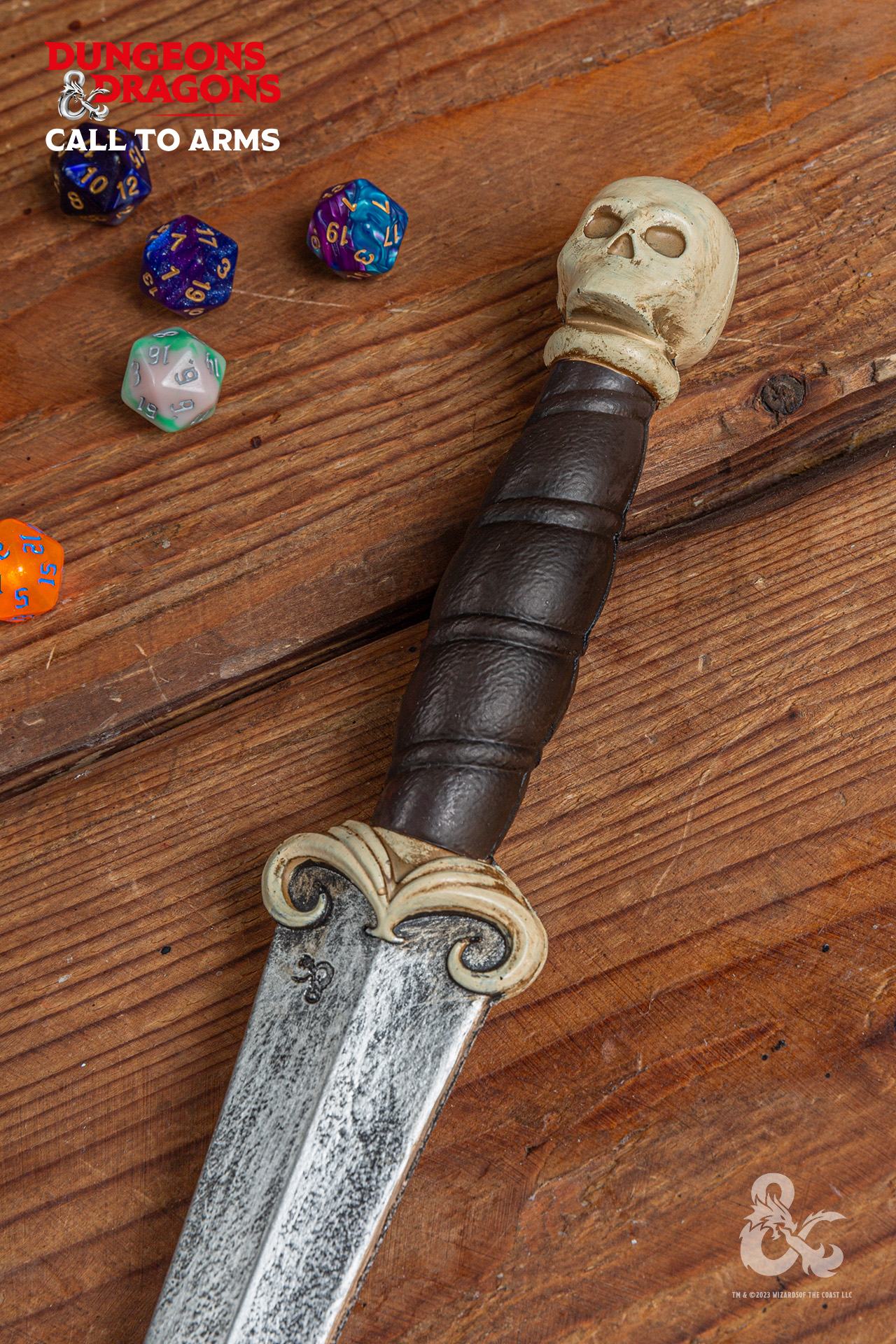 Dungeons & Dragons Foam Rogue Dagger - Safe LARP Weapon for Cosplay, D&D Roleplaying & Fantasy Themed Parties | Perfect Gift for Gamers & Collectors