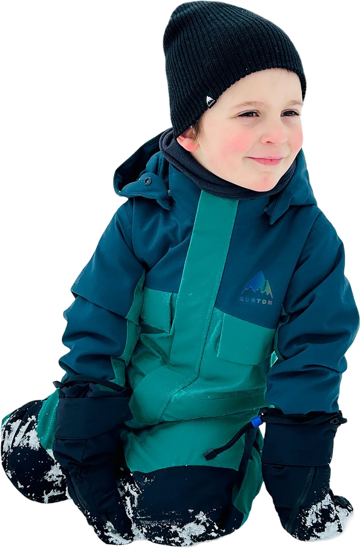 2 Layer One Piece Snowsuit for Kids - Warm Winter Snowsuit with Hood - Perfect for Skiing, Snowboarding & Outdoor Winter Activities