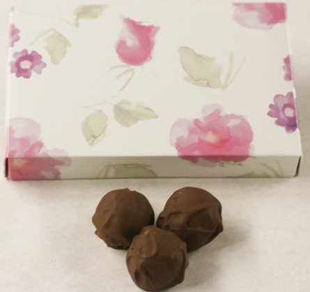 Scott's Cakes Milk Chocolate Coconut Cream Bon-Bons - 8oz Pastel Flower Gift Box | Gourmet Chocolate Treats for Birthdays, Weddings & Holiday Gifting
