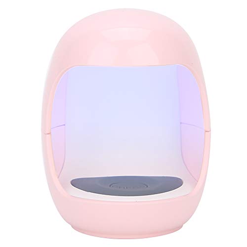 Portable USB Nail Lamp - UV LED Gel Nail Dryer for Manicure & Nail Art | Fast Curing for UV Glue, Extensions & LED Nails (Pink) | Perfect for Home Salon, Travel & Professional Use