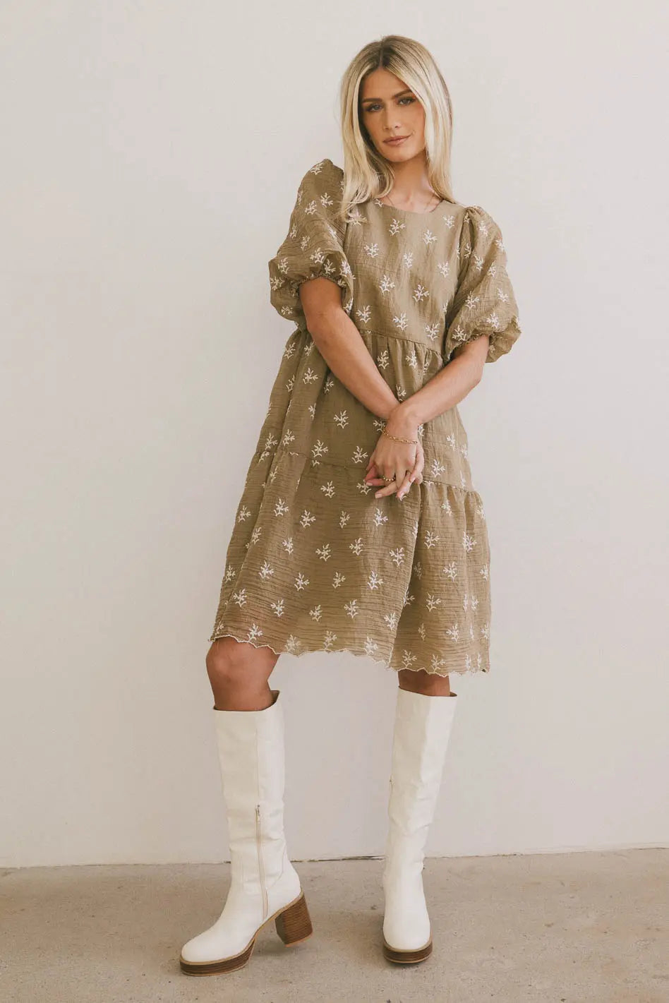 Marco Embroidered Mini Dress - Floral Summer Party Dress for Women | Perfect for Beach Vacations, Date Nights & Cocktail Parties | Final Sale