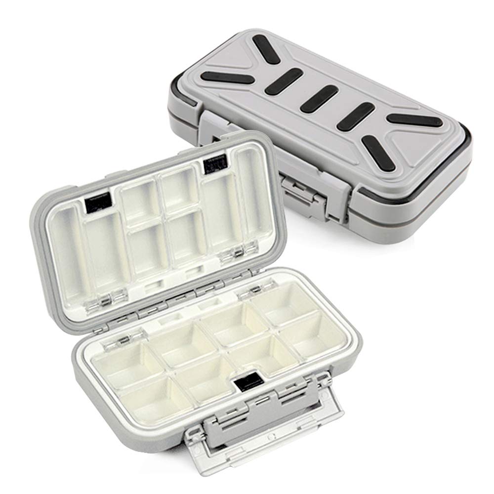 YUKI Fishing Lure Box - Durable Plastic Bait Storage Case with Tackle Organizer Trays | Perfect for Fly Fishing, Casting & Vest Storage | Waterproof Hook & Lure Organizer for Outdoor Fishing Trips