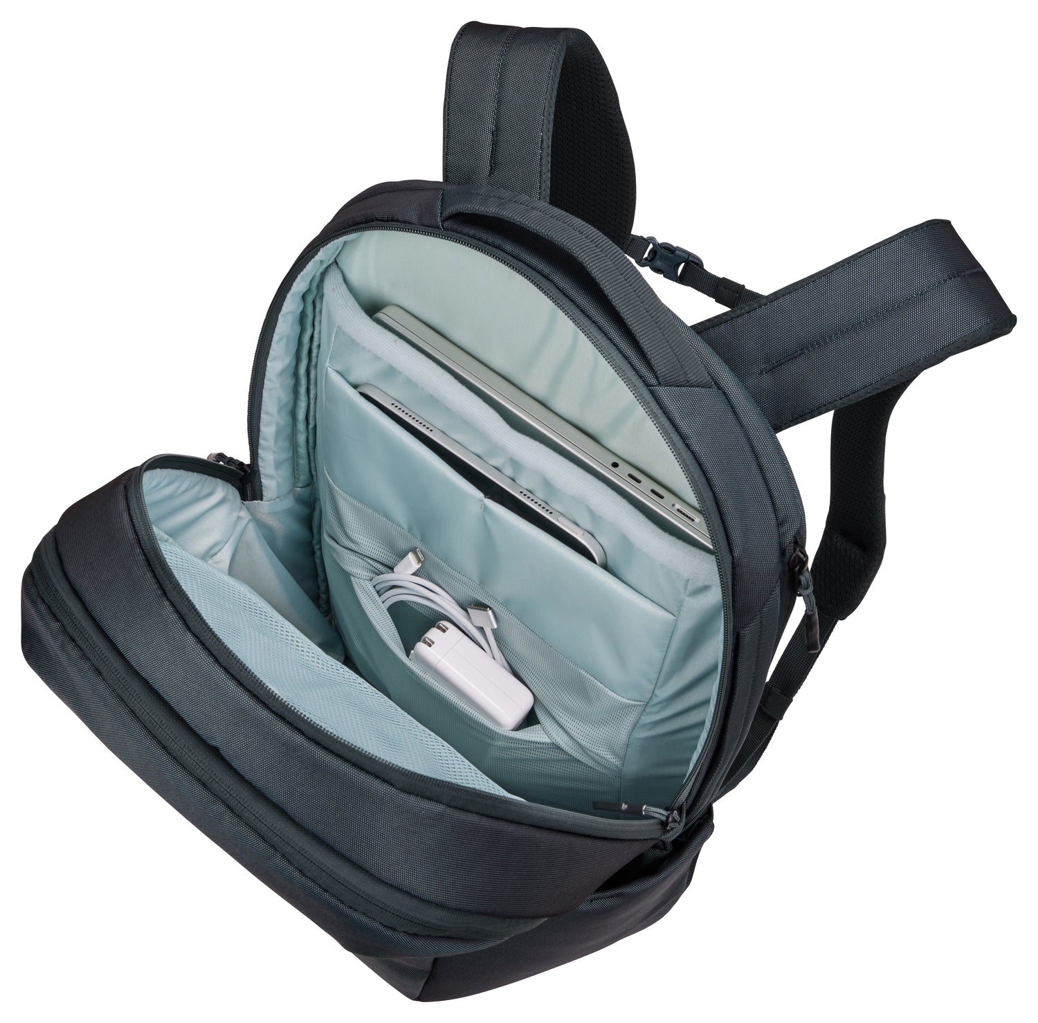 Thule Subterra 2 Laptop Backpack 27L - Water-Resistant Dark Slate Business Travel Backpack for Men & Women - Perfect for Commuting, Office Work & Airplane Carry-On