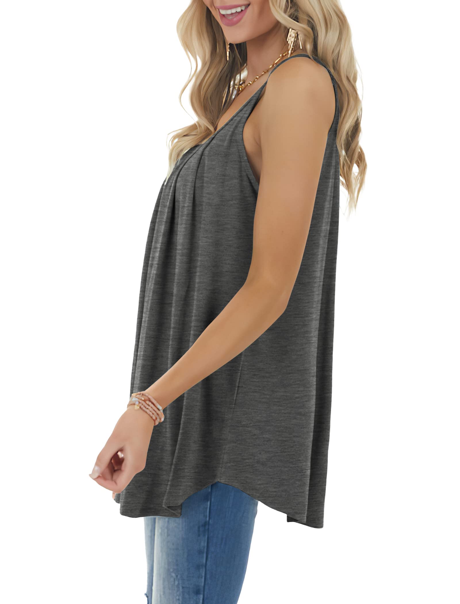 Geifa Women's Summer Tank Tops - 2024 Trendy Vacation Outfits & Casual Wear | Beach, Travel & Everyday Comfort