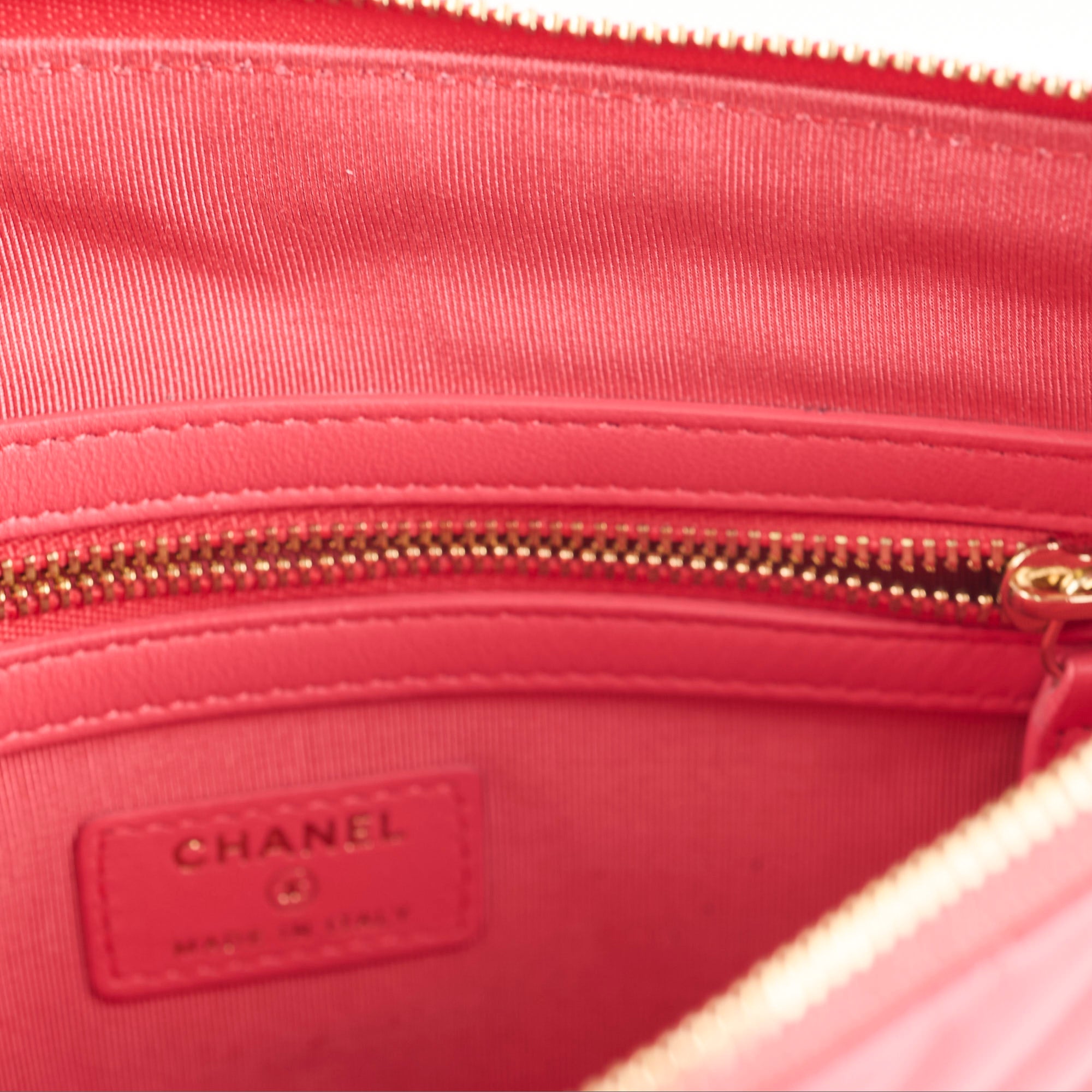 Chanel O Case Medium Chevron Pink Lambskin Bag - 24 Series Luxury Crossbody Bag for Women | Perfect for Date Night, Parties & Everyday Use