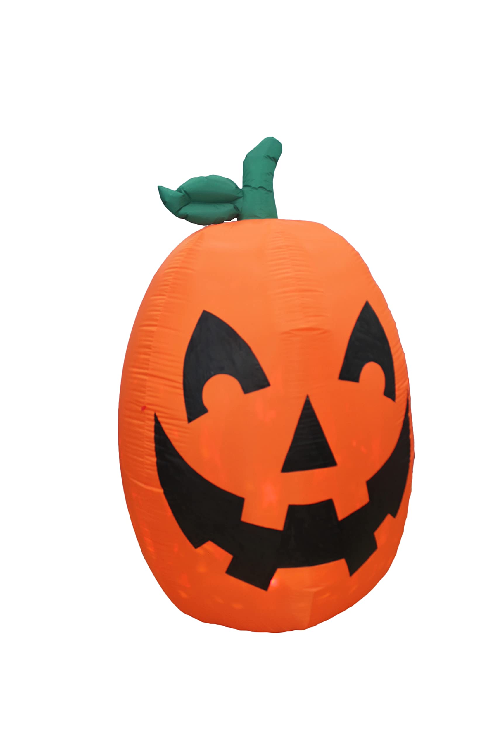 Halloween Party Decorations Bundle - 6ft Glowing Inflatable Pumpkin Jack O'Lantern & 9ft Haunted Tree with Ghosts, Pumpkins, Owl & Tombstone - Spooky Outdoor & Indoor Halloween Decor for Yard, Porch & Party