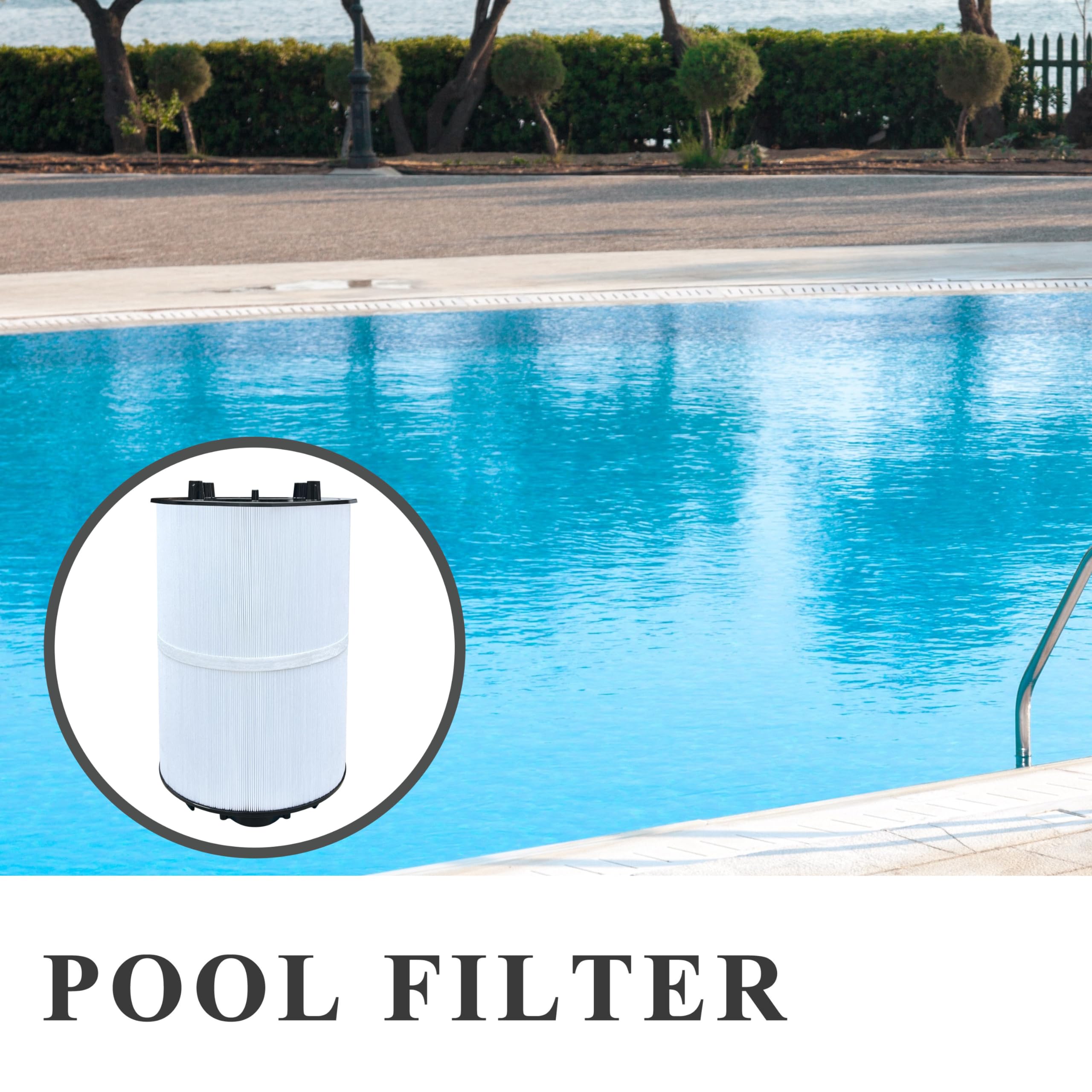 Replacement Pool Filter Cartridge Compatible with 27002-0200S, PLM200, System 2 Modular Media - 200 sq.ft for Inground & Above Ground Swimming Pools - Perfect for Sand-Free Water Filtration and Clear Pool Maintenance