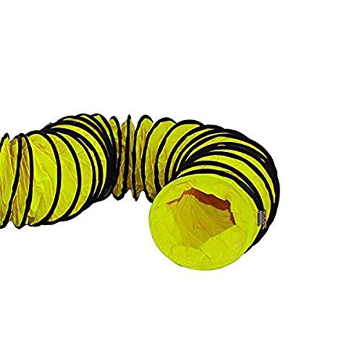 Maxxair HVHF 12HOSE Polyvinyl Flexible Ventilation Hose with Steel Support Coils - Ideal for HVAC, Dryer Venting & Industrial Air Duct Applications