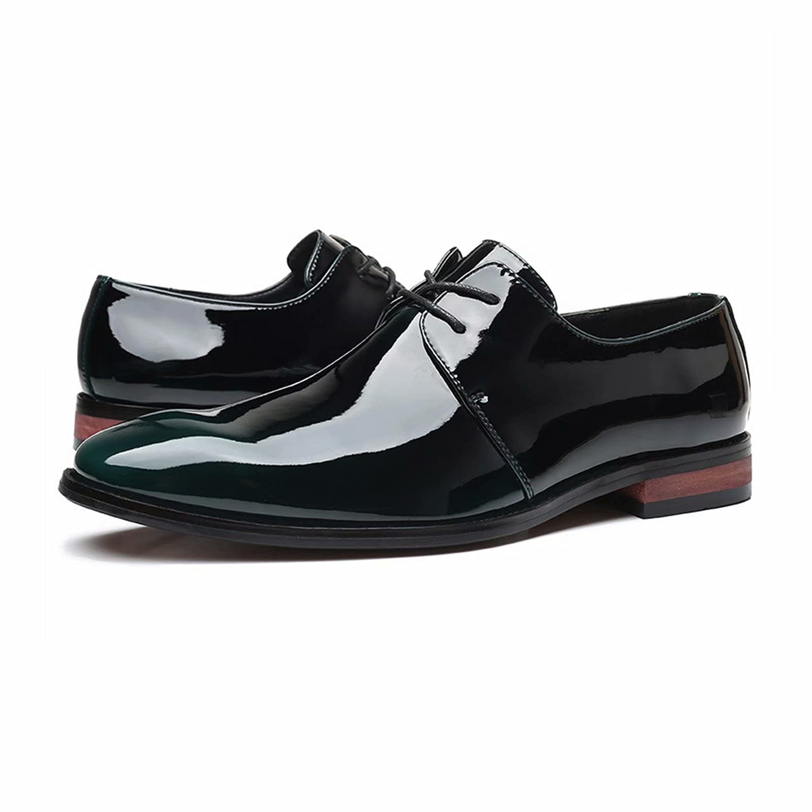 Premium Men's Large Size Genuine Leather Pointed Toe Oxford Dress Shoes - Business Formal & Casual Wear for Office, Wedding & Special Occasions