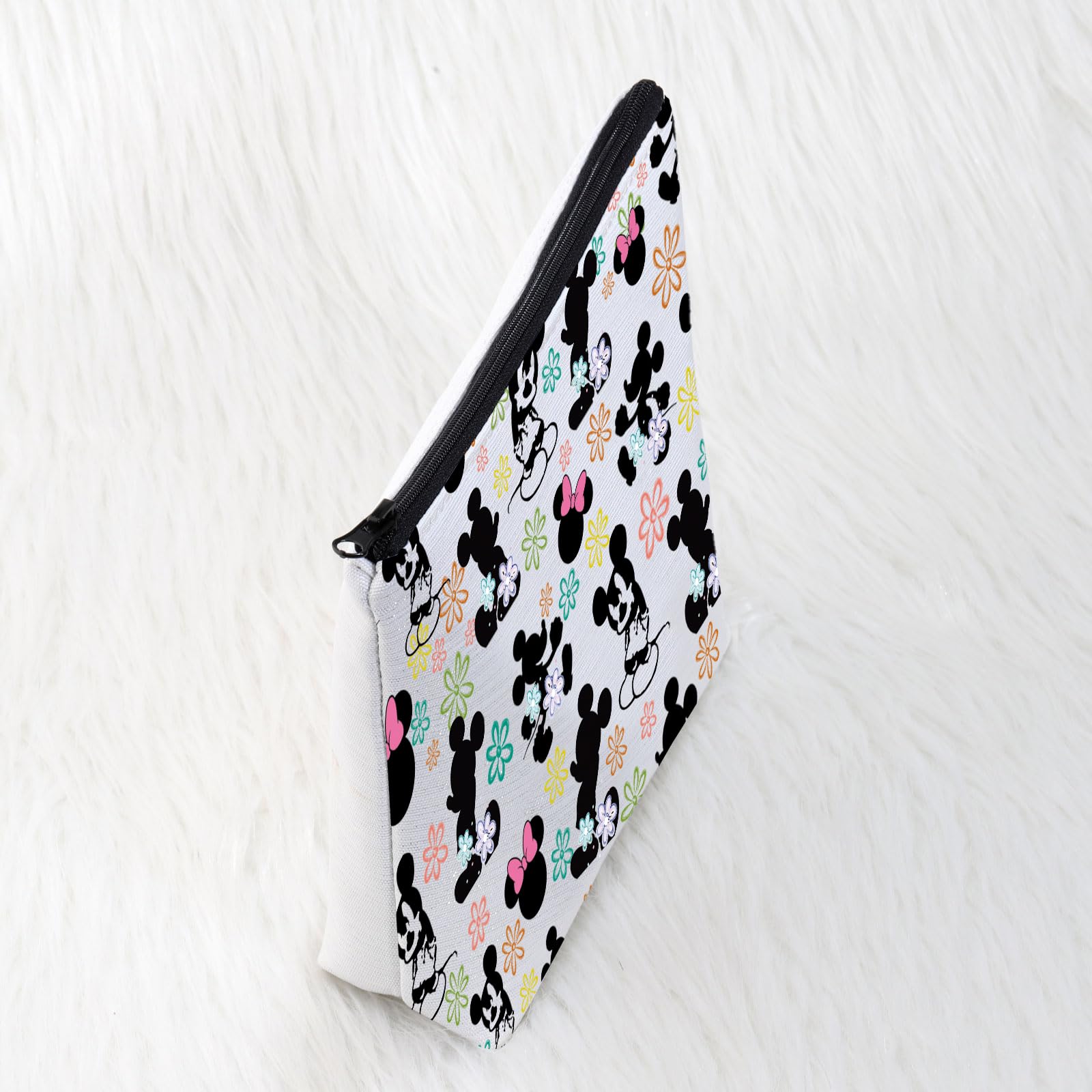 CMNIM Cartoon Mouse Makeup Bag - Cute Cosmetic Pouch for Women, Perfect Gift for Mouse Lovers - Travel Toiletry Case & Magic Mouse Accessory - Ideal for Daily Makeup Storage, Travel Essentials, and Disney-Themed Gifts