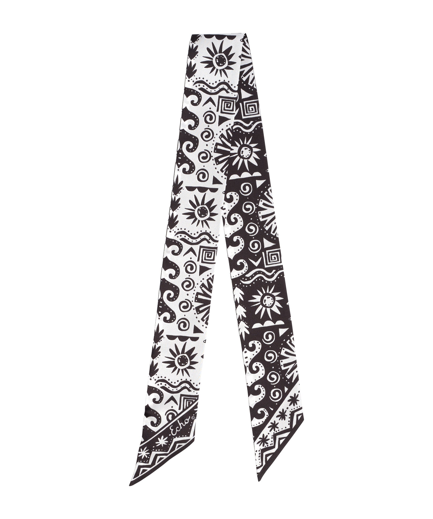 Sun and Surf Silk Ribbon Scarf - Lightweight Summer Beach Accessory for Women - Perfect for Beach Outings, Vacations, and Summer Fashion