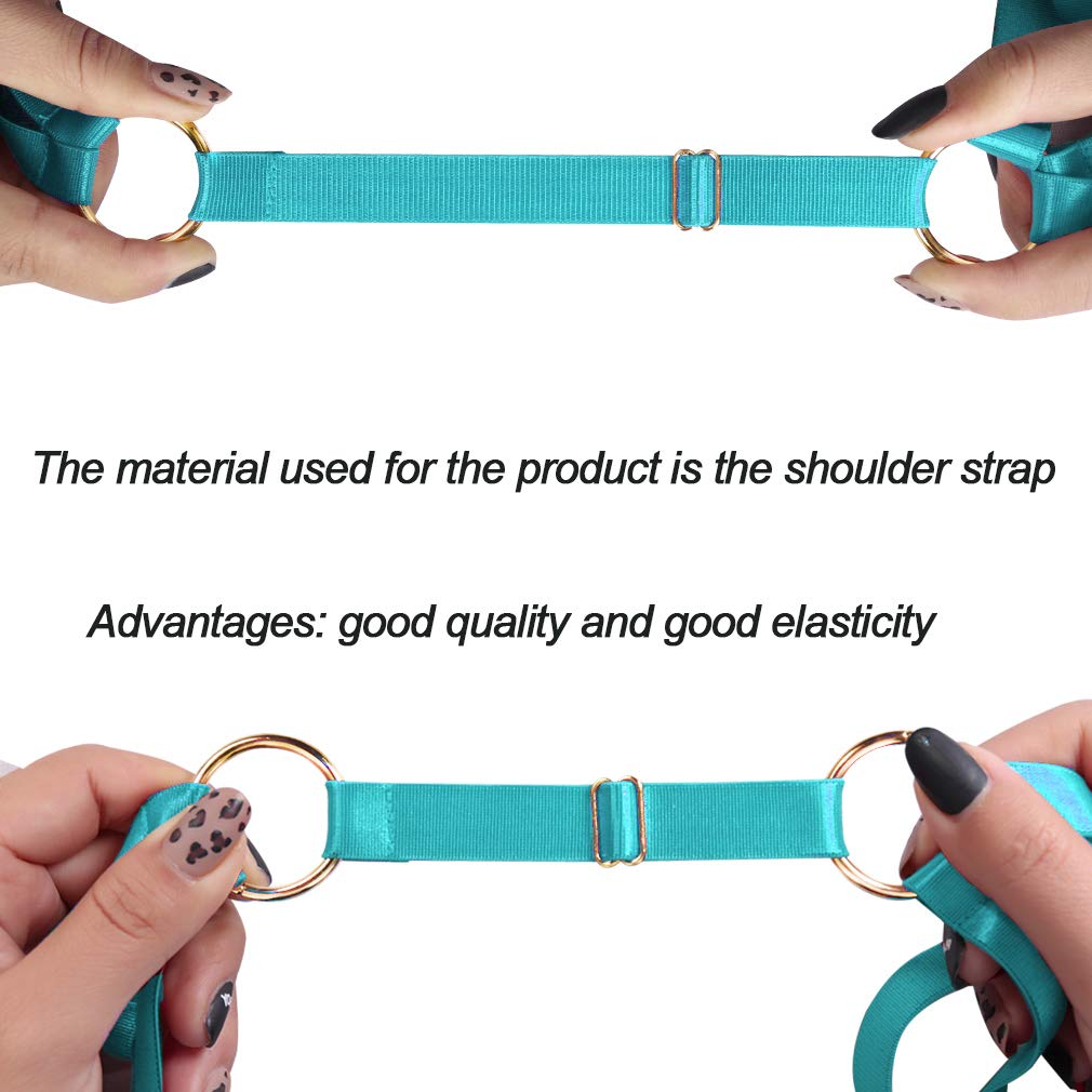 Women's Stretchy Body Harness Garter Leg Strap - Punk Gothic Waist Belt for Dance, Photography & Stockings Suspender - Perfect for Burlesque, Cosplay & Alternative Fashion Outfits