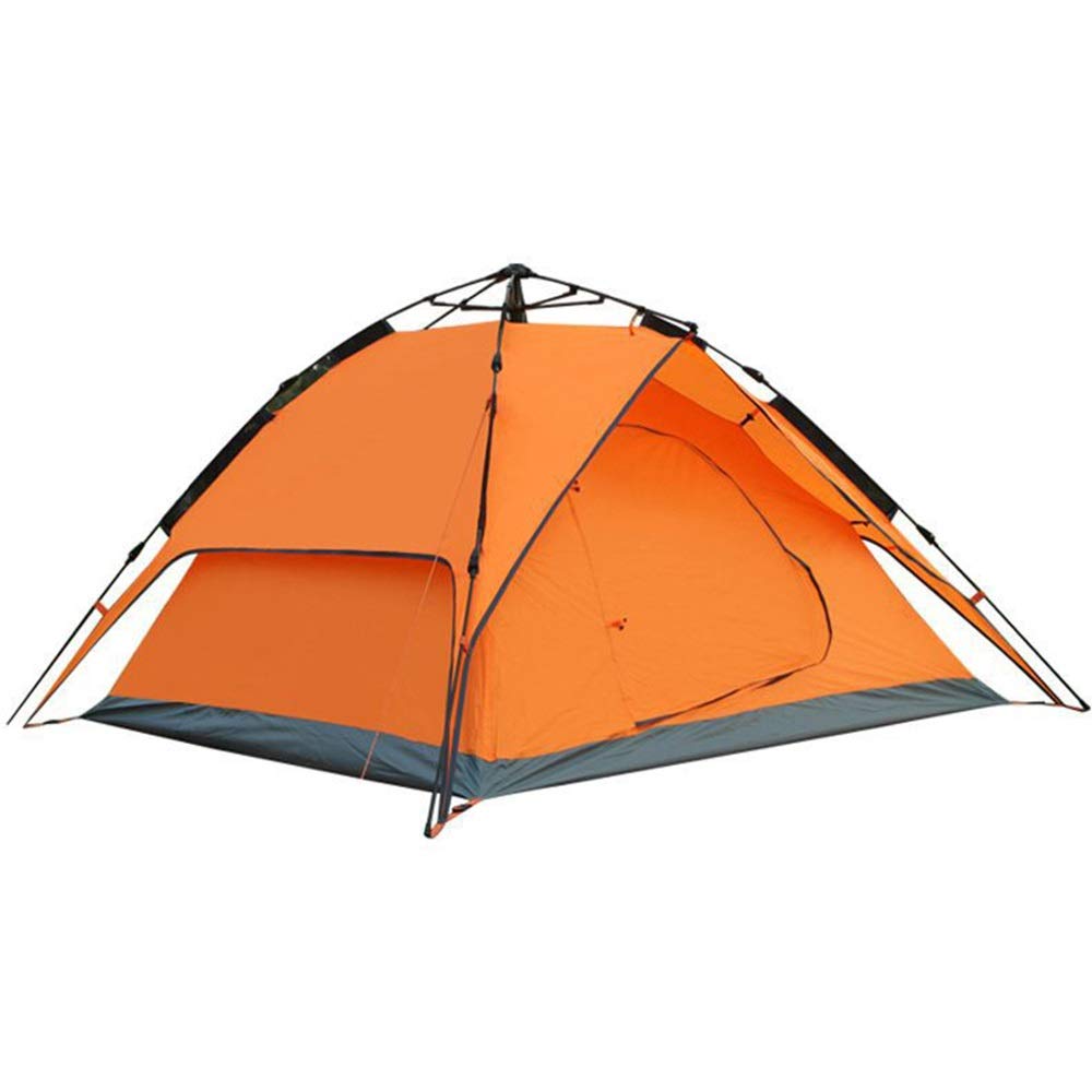 Outdoor Camping Tent - Lightweight & Waterproof for Hiking, Fishing, Picnics, Backyard Camping (Orange, One Size) - Perfect for Family Adventures & Weekend Getaways
