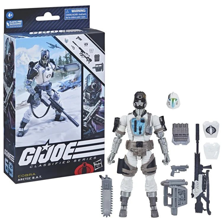 G.I. Joe Classified Series Arctic B.A.T. Action Figure - Collectible Military Toy for Display & Play - Perfect for Fans and Collectors