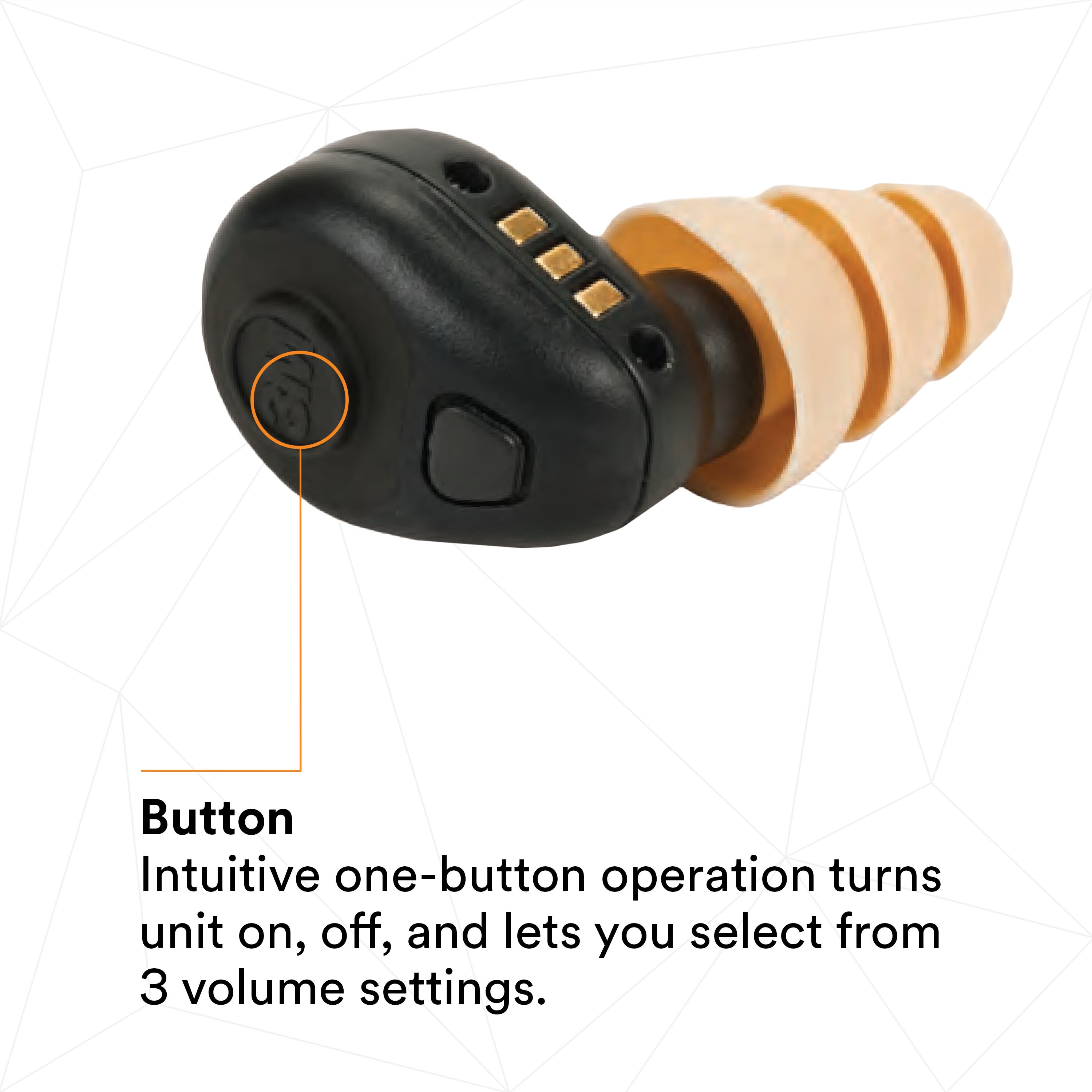 Peltor TEP 100 Tactical Hearing Protection Earbuds - Noise Cancelling & Communication Headset for Shooting, Hunting & Outdoor Activities