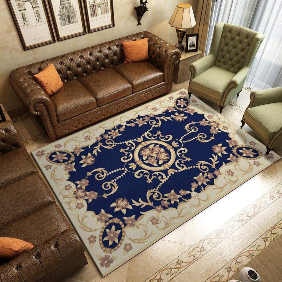 Premium Soft Kids Rug - Ultra Comfortable Non-Slip Play Mat for Nursery, Bedroom & Living Room - 4.6' x 6.5' Plush Floor Carpet for Toddlers Play Area, Home Decor & Cozy Space