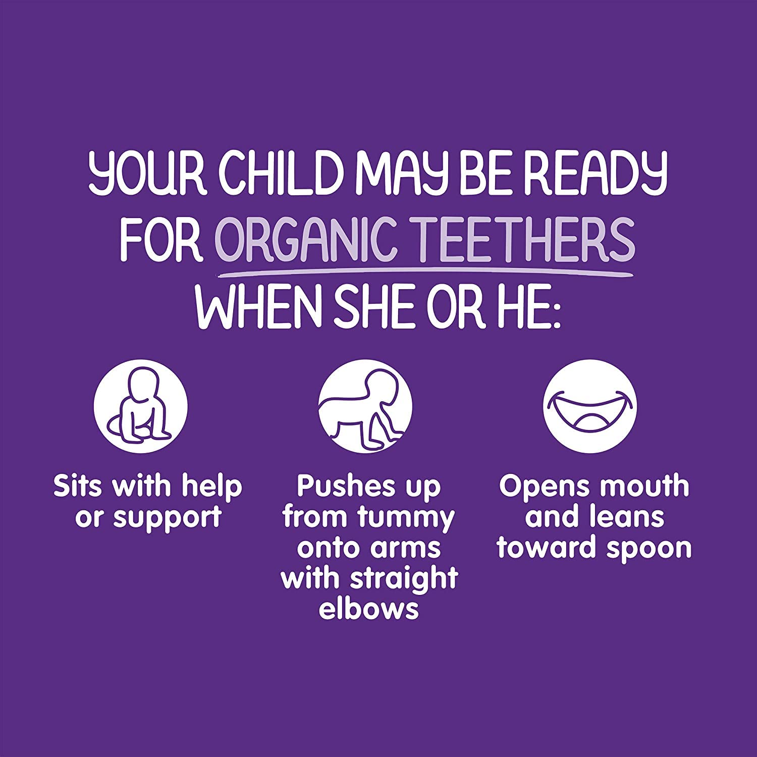 Happy Baby Organics Teething Wafers - Gluten Free, Vegan Baby Snacks with Blueberry & Purple Carrot - 12 Count (Pack of 6) - Perfect for On-the-Go Snacking & Soothing Sore Gums During Teething