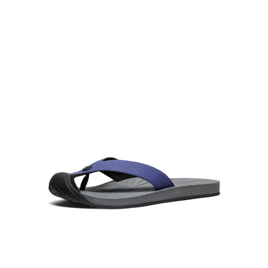 Men's Barbados Flip Flops - Comfortable Beach Sandals for Summer | Skipper Blue/Black | Perfect for Pool, Beach, and Vacation Wear