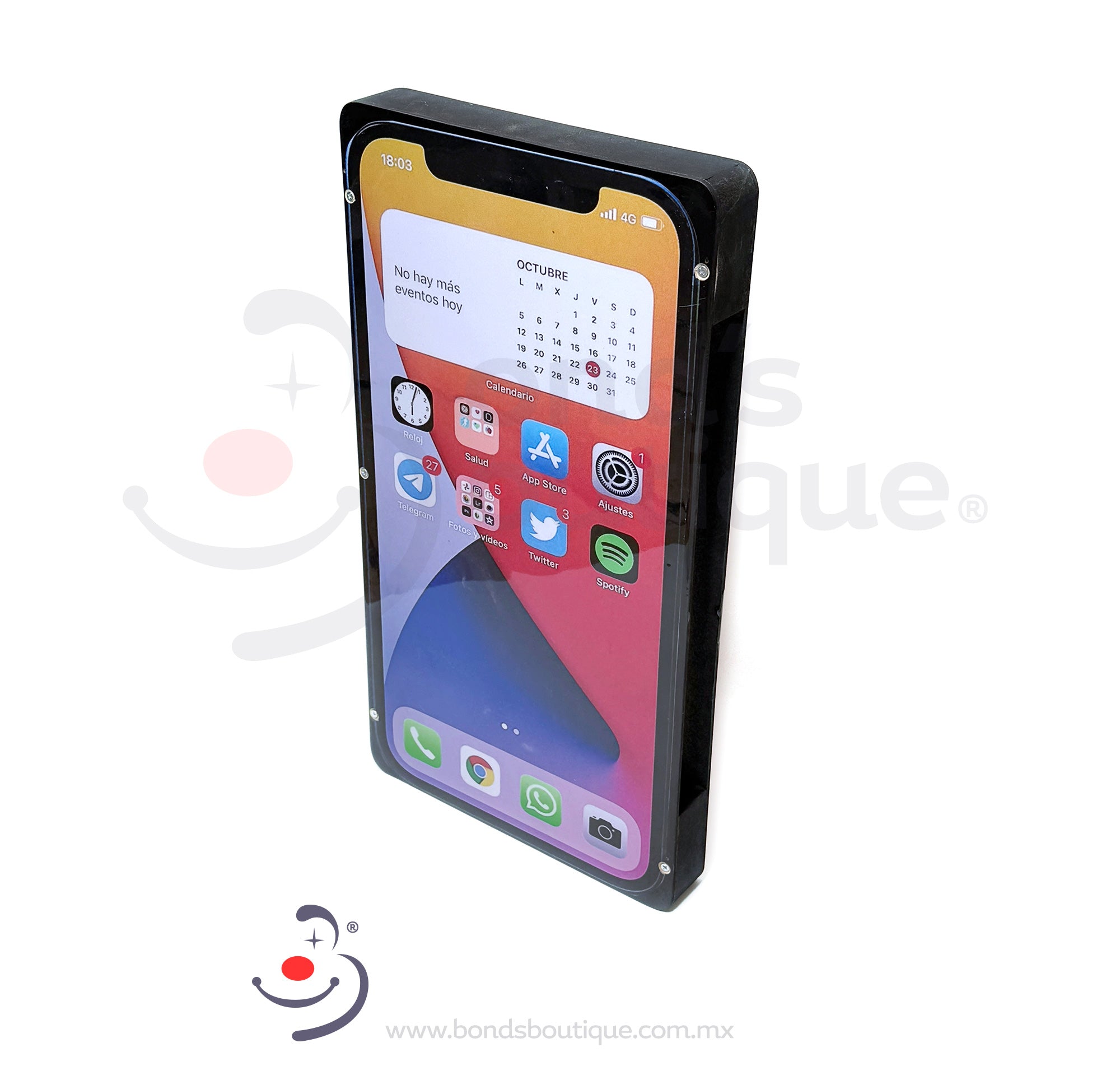 Large Glow-in-the-Dark Phone Case with Flash Light & Chromo Design - Perfect for Nighttime Safety & Stylish Protection