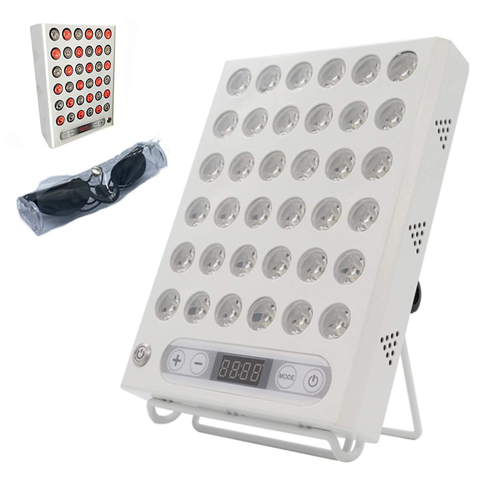 Y-Rachael Portable LED Infrared Red Light Therapy Lamp - Adjustable Timer for Home Physical Therapy, Pain Relief & Skin Rejuvenation | Improves Microcirculation & Muscle Recovery | Perfect for Home Spa, Facial Care & Joint Pain Treatment